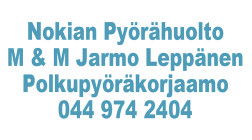 Nokian Pyörähuolto M & M Jarmo Leppänen logo